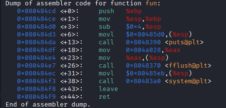 【青少年CTF】PWN-刷题记录-ret2fun